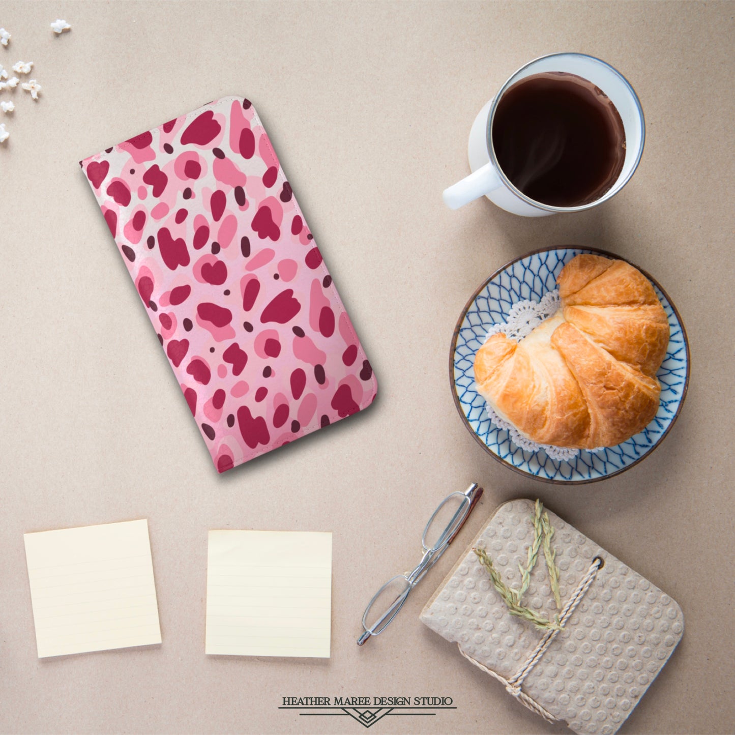 Pink Cheetah Print | Wallet Phone Case