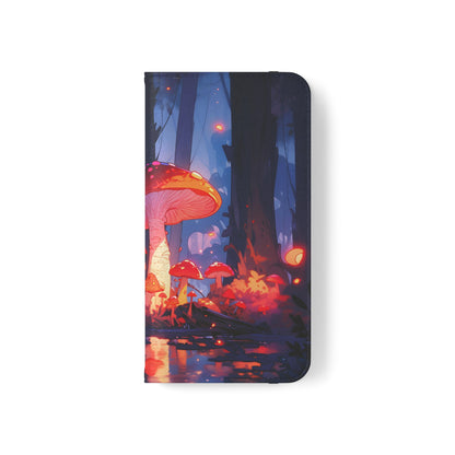 Enchanted Forest Mushrooms | Wallet Phone Case