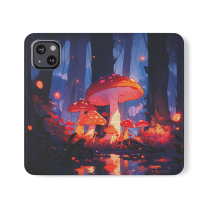 Enchanted Forest Mushrooms | Wallet Phone Case