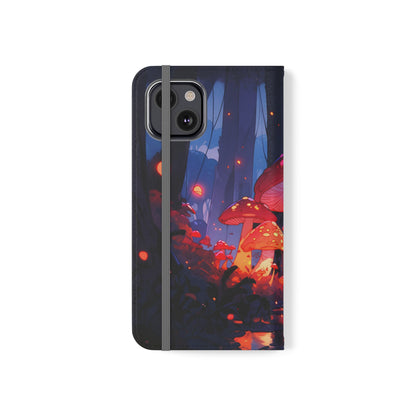 Enchanted Forest Mushrooms | Wallet Phone Case