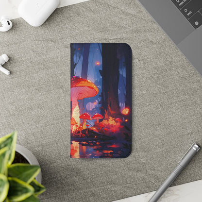 Enchanted Forest Mushrooms | Wallet Phone Case