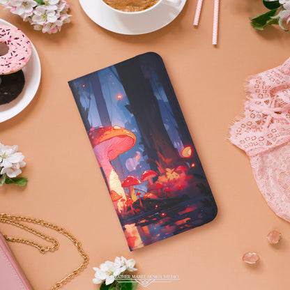 Enchanted Forest Mushrooms | Wallet Phone Case