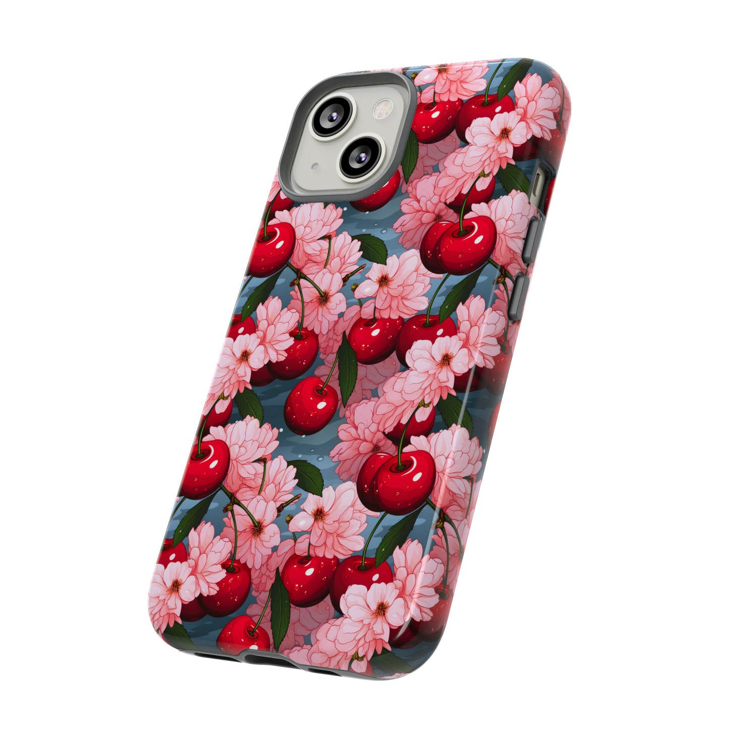 Maraschino Cherries and Blossoms | Tough Phone Case