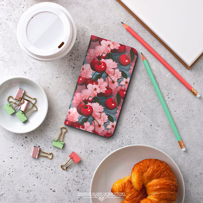 Maraschino Cherries and Blossoms | Wallet Phone Case