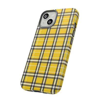 Preppy Yellow Plaid | Tough Phone Case