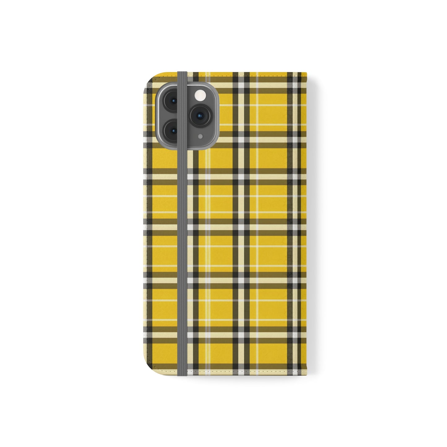 Preppy Yellow Plaid | Wallet Phone Case