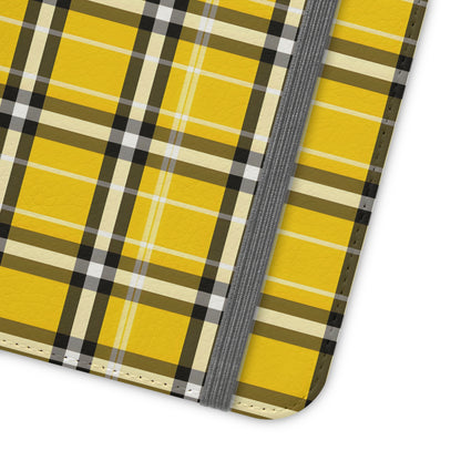 Preppy Yellow Plaid | Wallet Phone Case