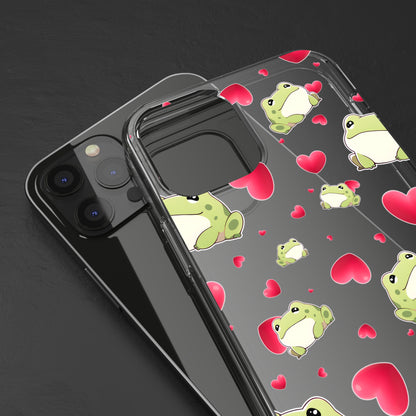 Froggy Love | Clear Phone Case