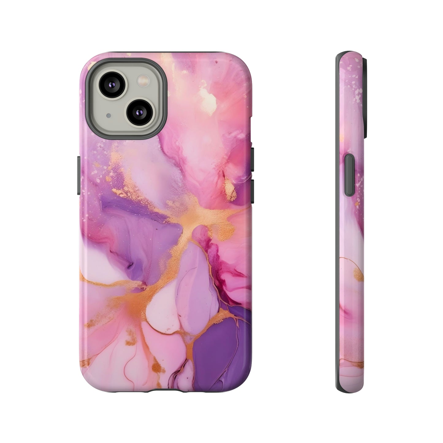 Lilac and Pink Marble | Tough Phone Case