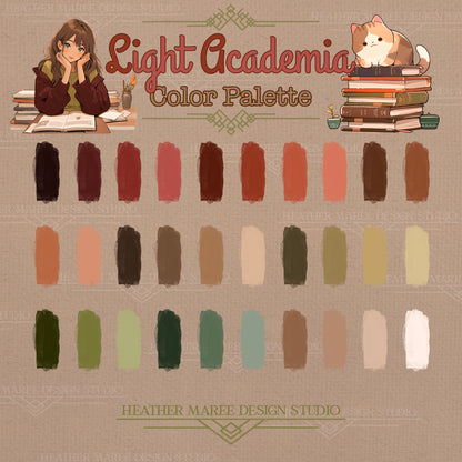 Light Academia Color Palette