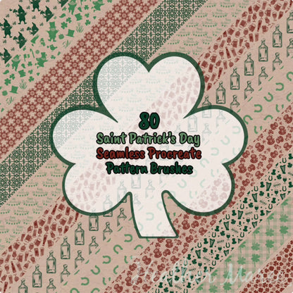 Irish Festivities | Procreate Pattern Brushes