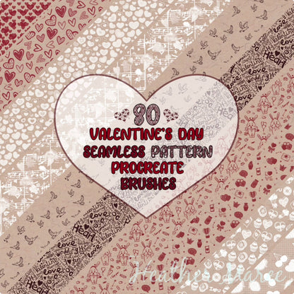 Romantic Lovecore | Procreate Pattern Brushes