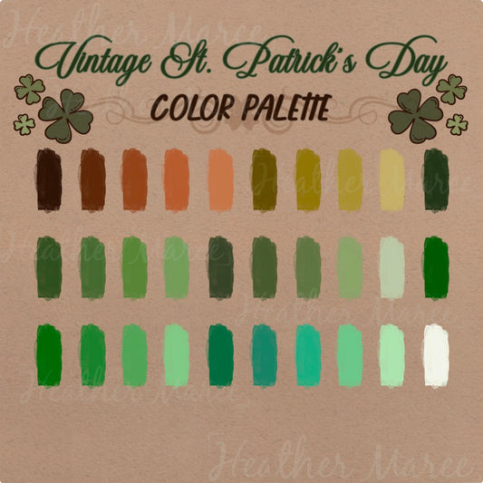 Vintage Irish Color Palette