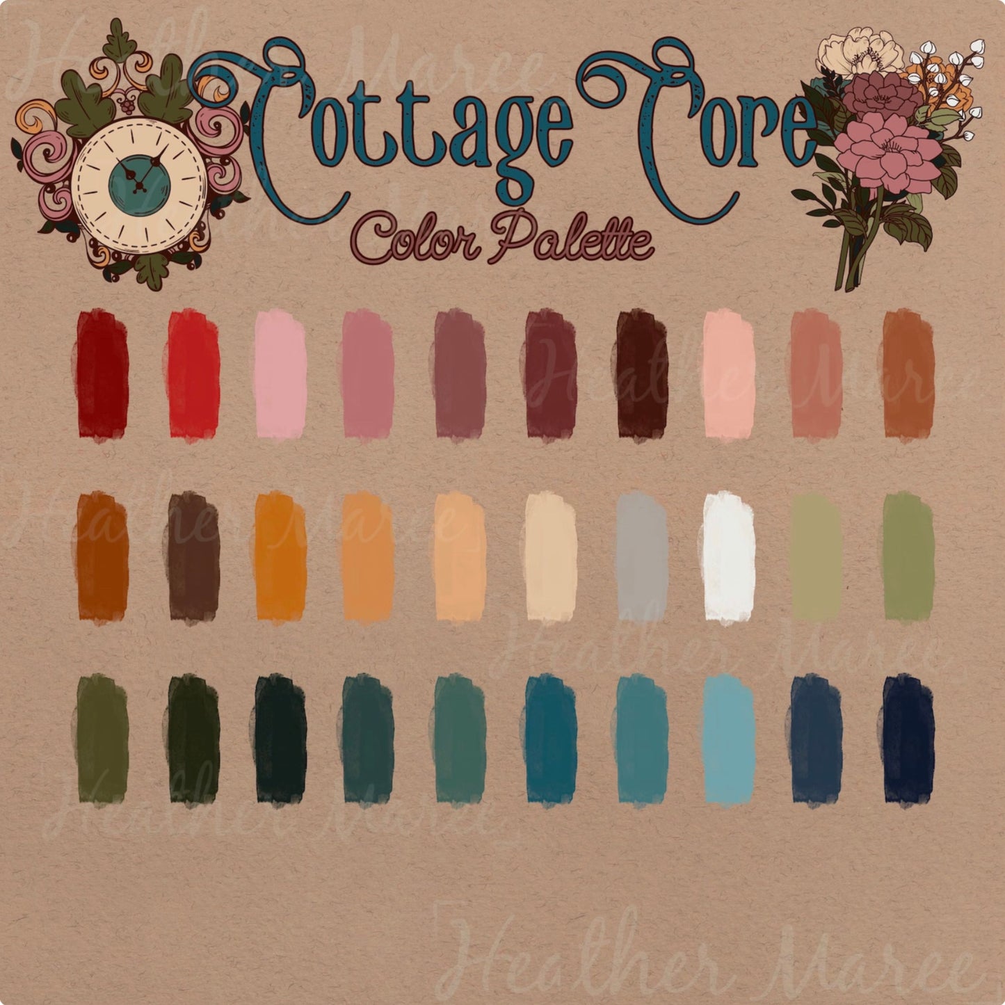 Cottagecore Color Palette