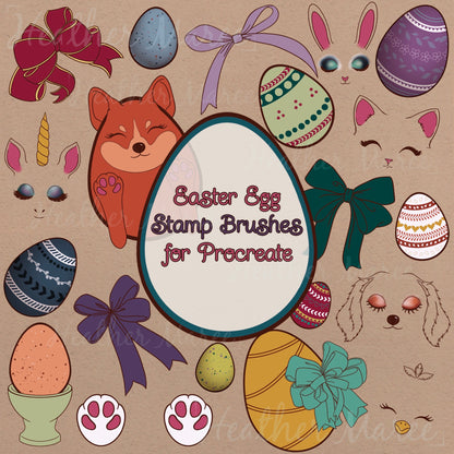 Easter Egg | Procreate Stamp Brushes