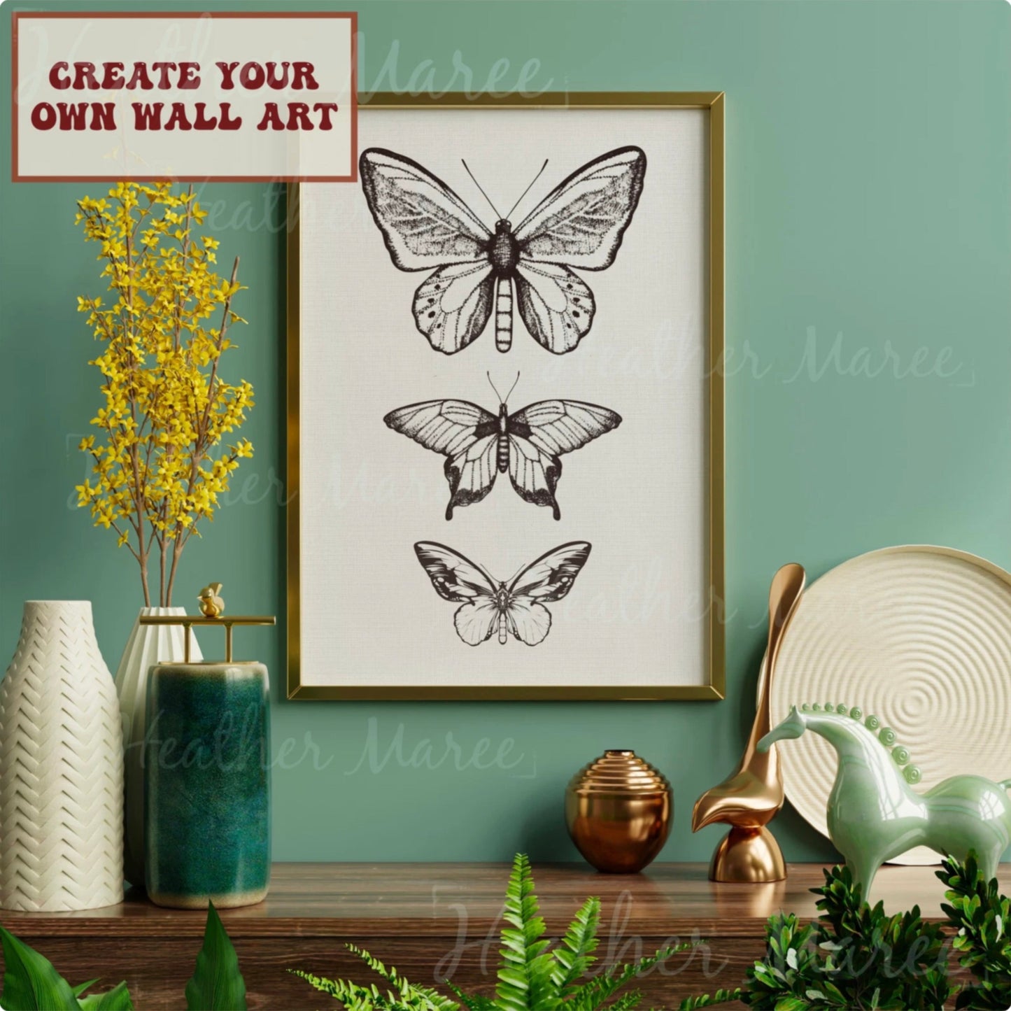 Butterflies and Moths | Procreate Stamp Brushes