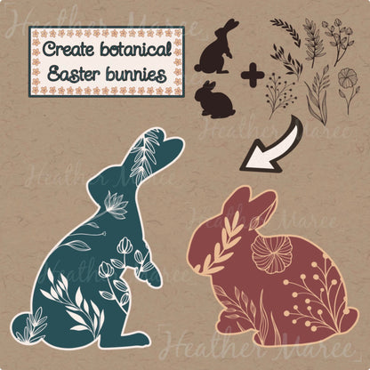 Rabbit and Bunny | Procreate Stamp Brushes